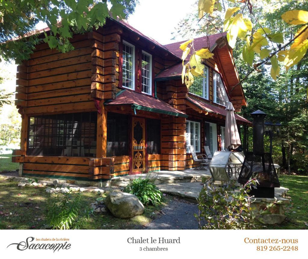 Chalets De La Riviere Sacacomie Villa Saint-Alexis-des-Monts Eksteriør bilde