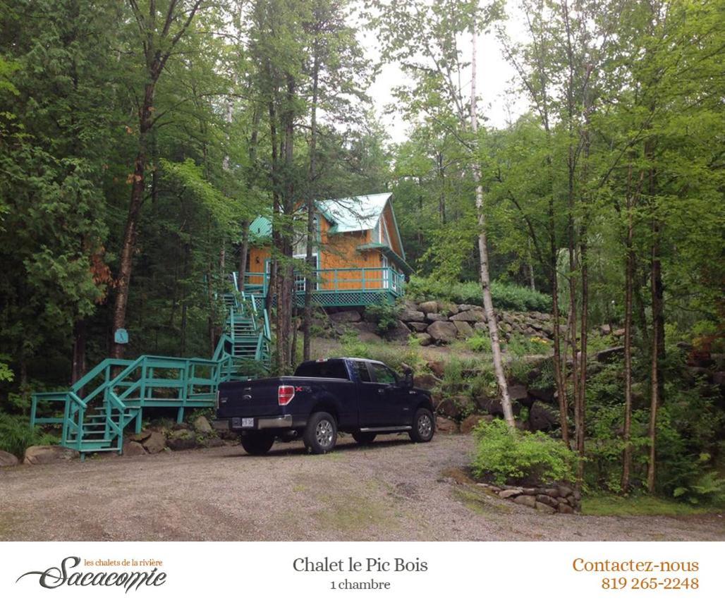 Chalets De La Riviere Sacacomie Villa Saint-Alexis-des-Monts Eksteriør bilde