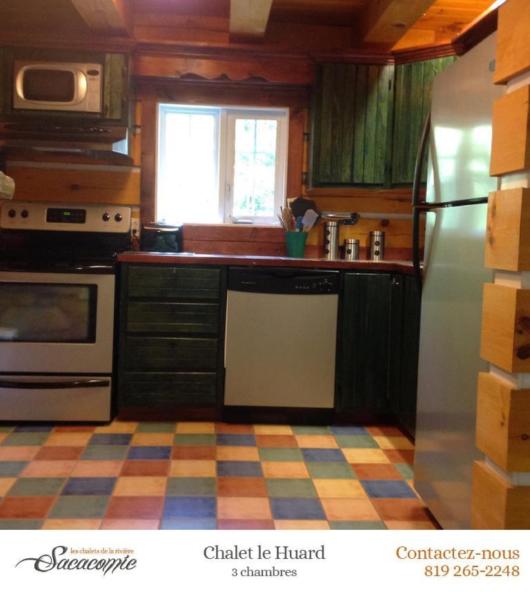 Chalets De La Riviere Sacacomie Villa Saint-Alexis-des-Monts Eksteriør bilde