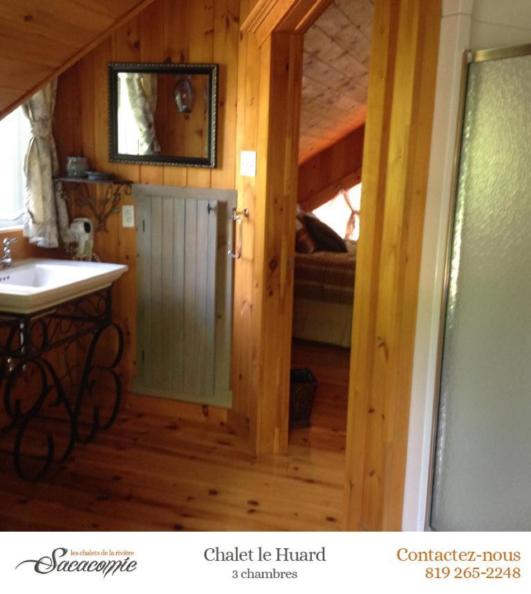 Chalets De La Riviere Sacacomie Villa Saint-Alexis-des-Monts Eksteriør bilde