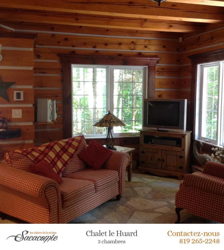Chalets De La Riviere Sacacomie Villa Saint-Alexis-des-Monts Eksteriør bilde