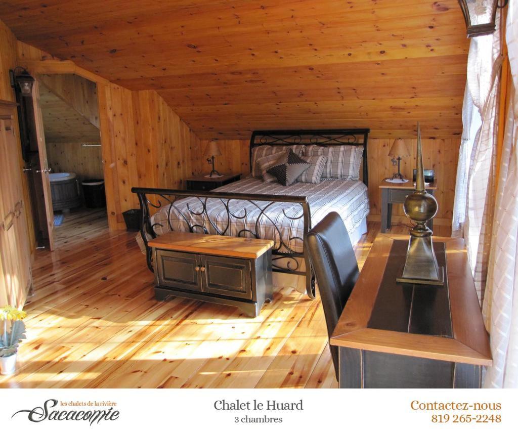 Chalets De La Riviere Sacacomie Villa Saint-Alexis-des-Monts Eksteriør bilde