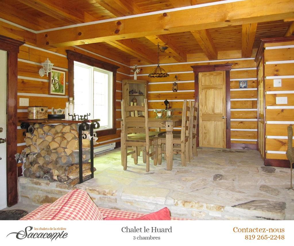 Chalets De La Riviere Sacacomie Villa Saint-Alexis-des-Monts Eksteriør bilde