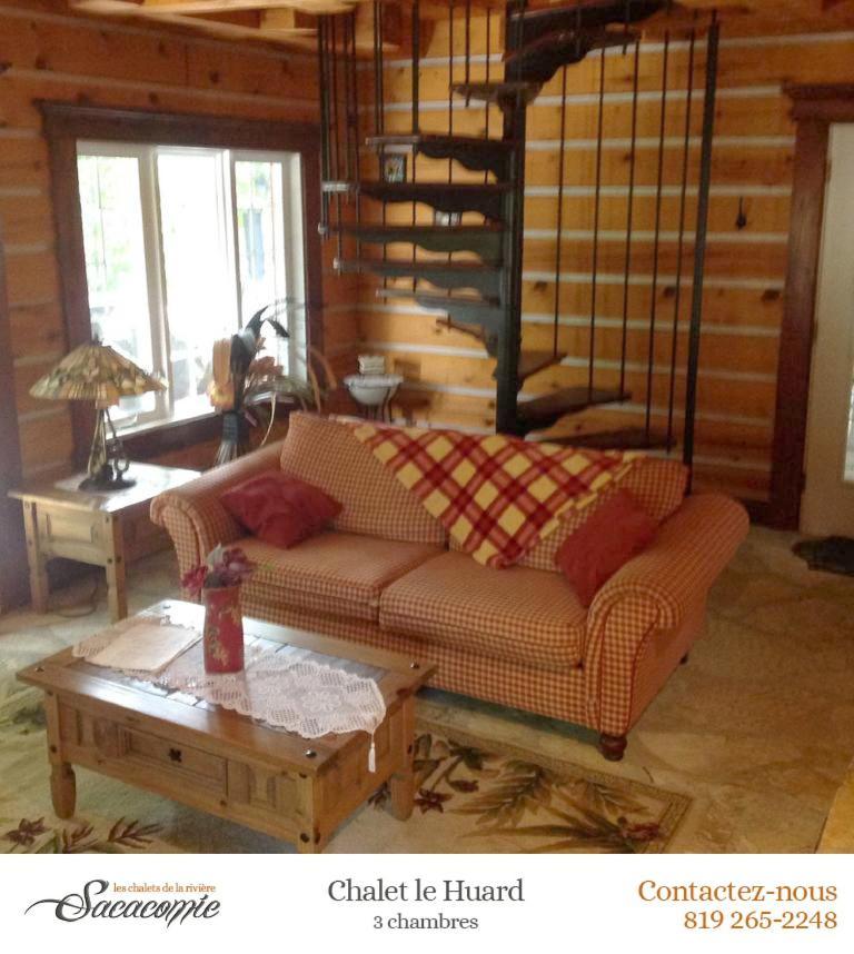 Chalets De La Riviere Sacacomie Villa Saint-Alexis-des-Monts Eksteriør bilde