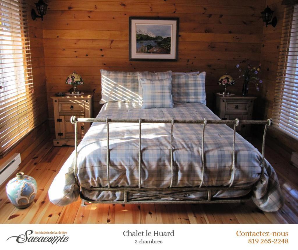 Chalets De La Riviere Sacacomie Villa Saint-Alexis-des-Monts Eksteriør bilde