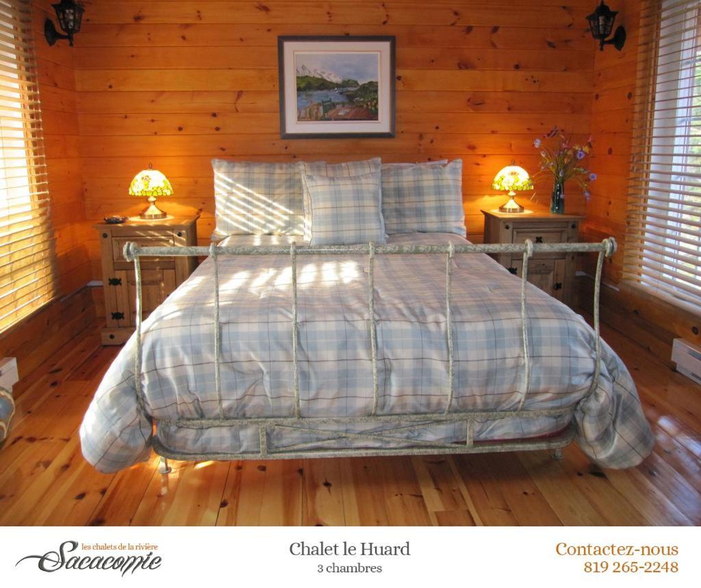 Chalets De La Riviere Sacacomie Villa Saint-Alexis-des-Monts Eksteriør bilde