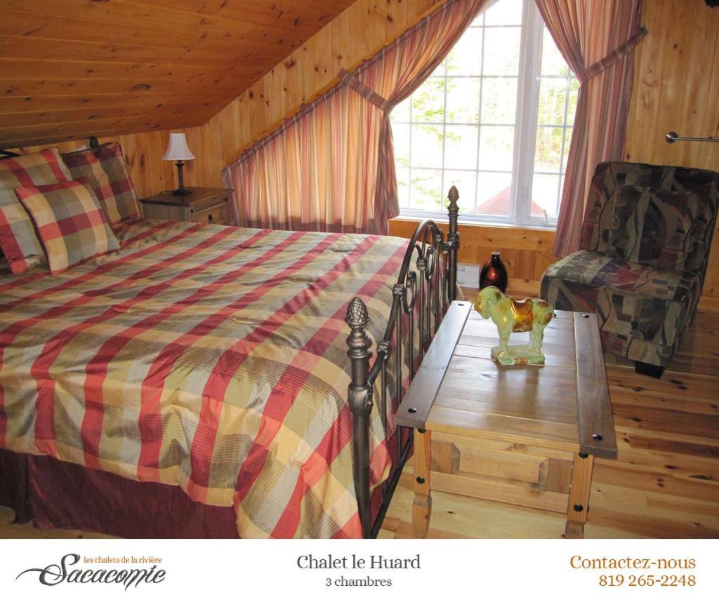 Chalets De La Riviere Sacacomie Villa Saint-Alexis-des-Monts Eksteriør bilde