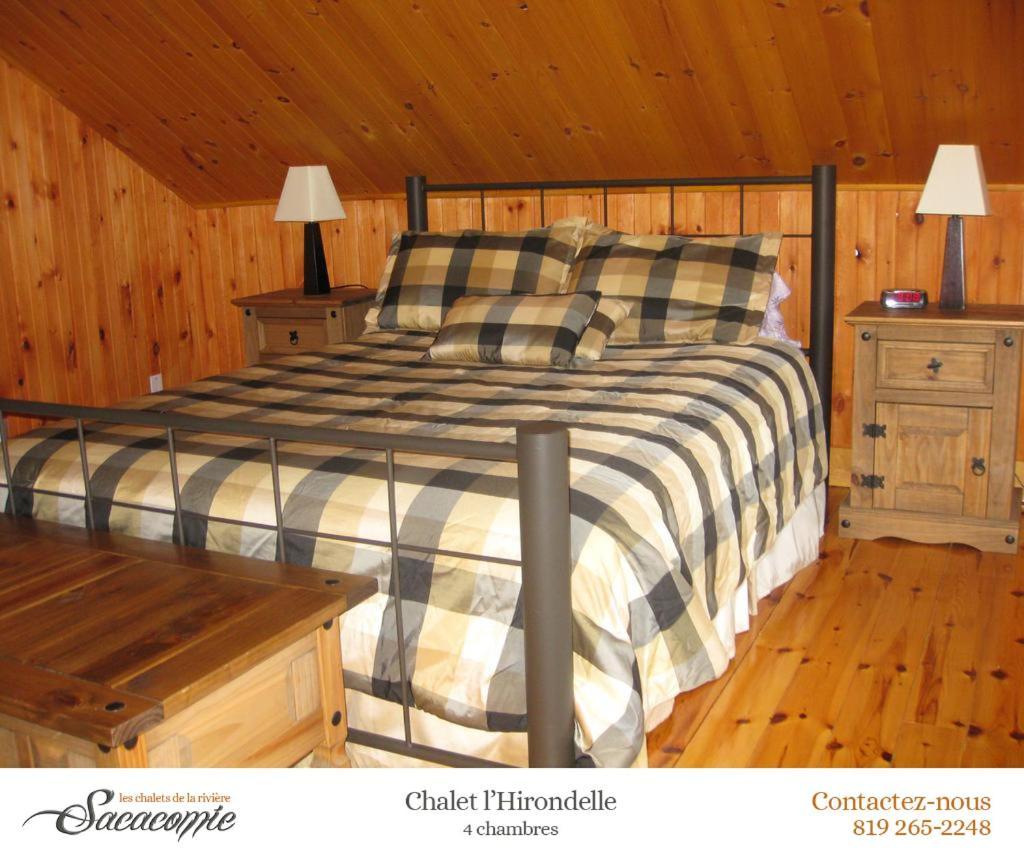 Chalets De La Riviere Sacacomie Villa Saint-Alexis-des-Monts Eksteriør bilde