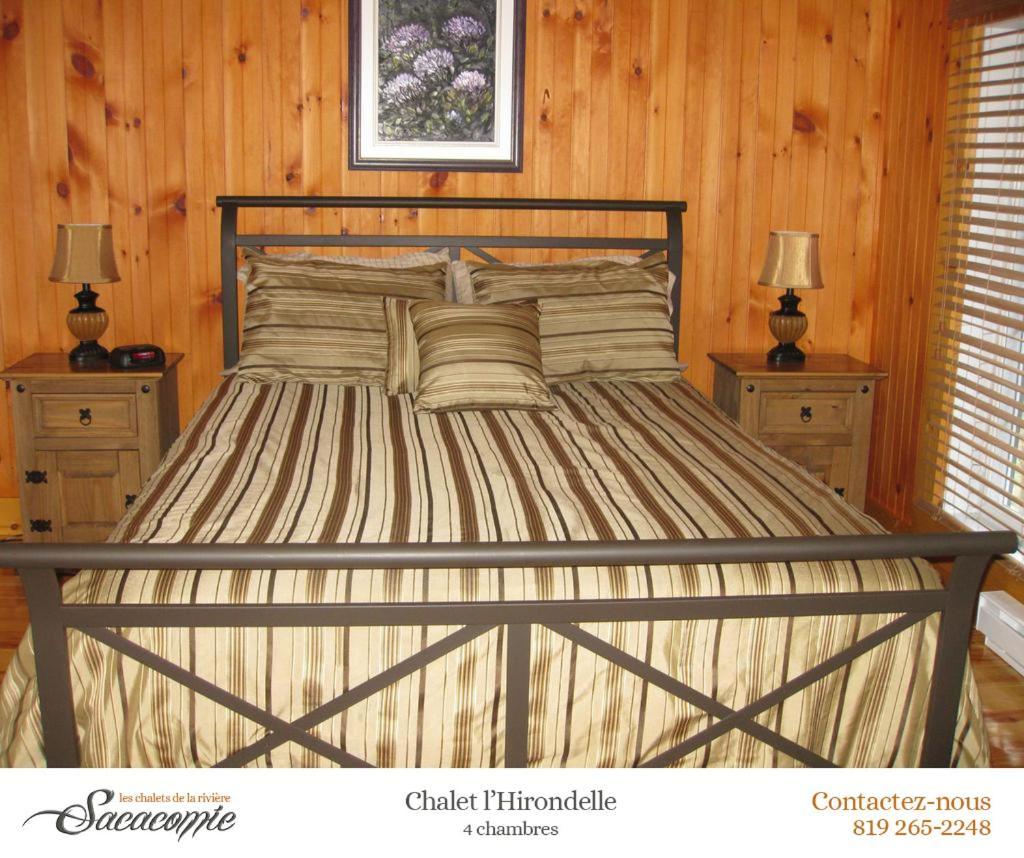 Chalets De La Riviere Sacacomie Villa Saint-Alexis-des-Monts Eksteriør bilde