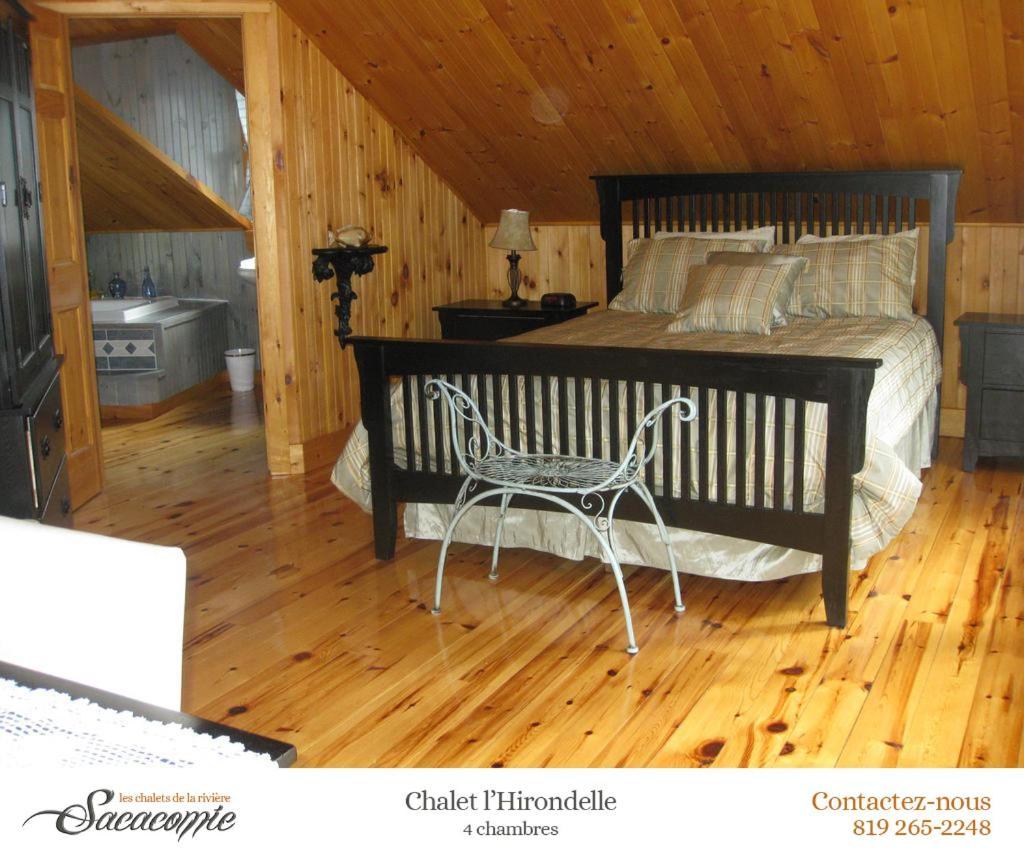 Chalets De La Riviere Sacacomie Villa Saint-Alexis-des-Monts Eksteriør bilde