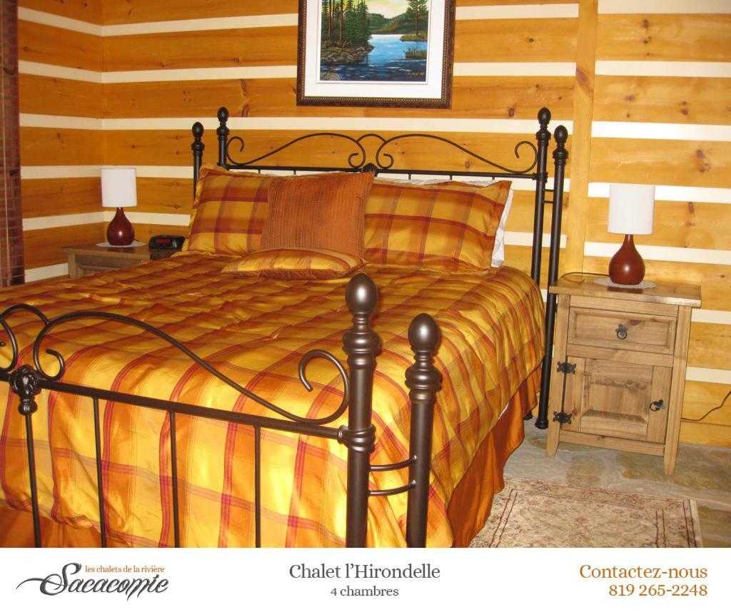 Chalets De La Riviere Sacacomie Villa Saint-Alexis-des-Monts Eksteriør bilde