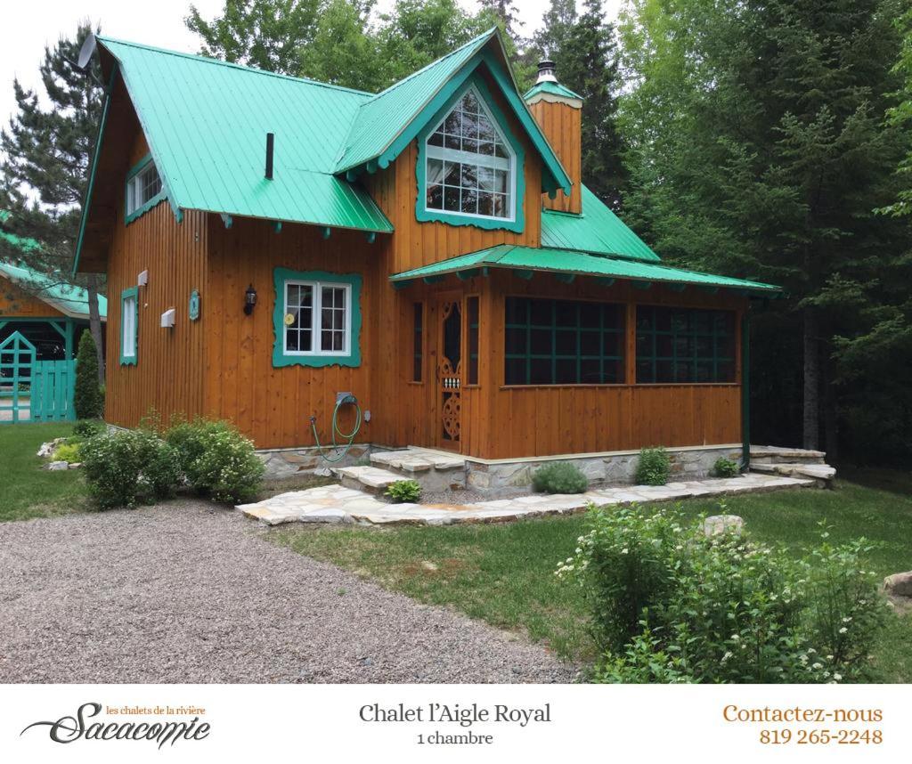 Chalets De La Riviere Sacacomie Villa Saint-Alexis-des-Monts Eksteriør bilde