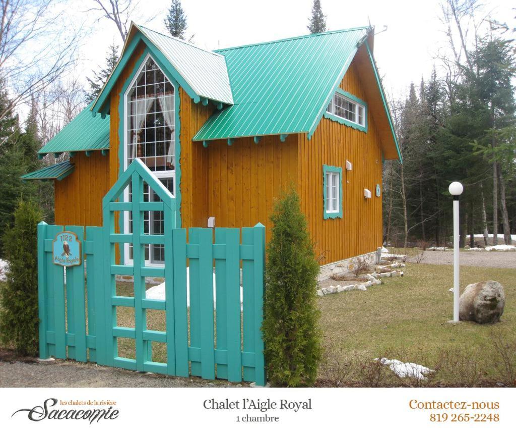 Chalets De La Riviere Sacacomie Villa Saint-Alexis-des-Monts Eksteriør bilde