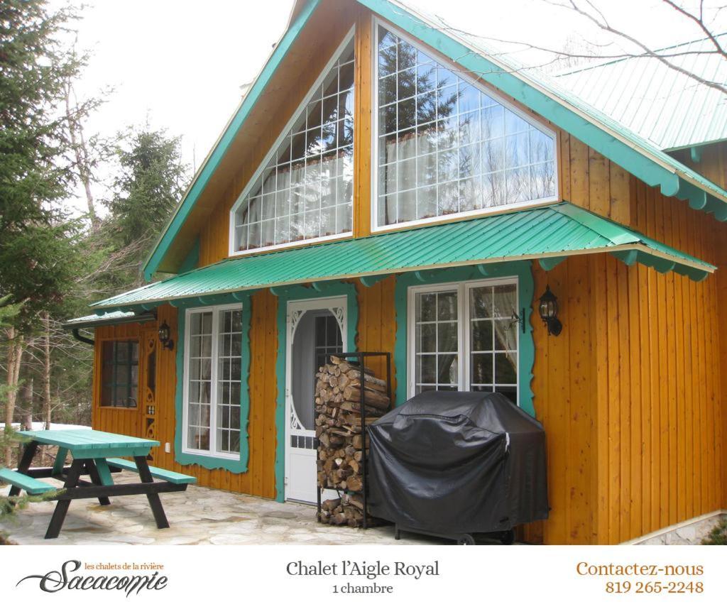 Chalets De La Riviere Sacacomie Villa Saint-Alexis-des-Monts Eksteriør bilde